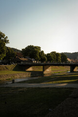 Fototapeta premium bridge over the river