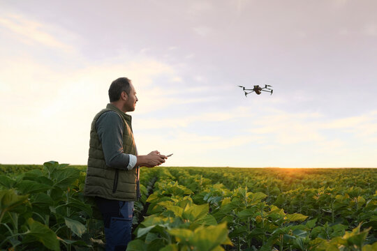 Flying a Farm Drone