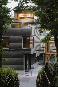 Modern Urban Residential Architecture with Traditional Design Elements