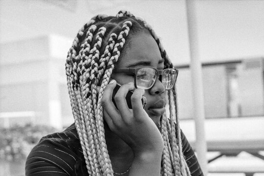 Phone Call Portrait