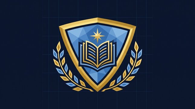 Vector illustration of a study logo