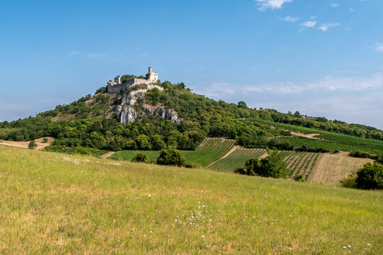 Falkenstein Castle Ruins on Rocky Hilltop