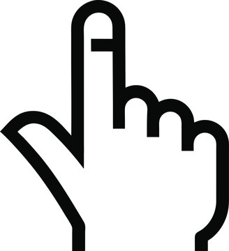 Hand Click Cursor Icon
