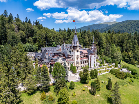 Peles Castle in Sinaia, Romania