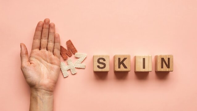 Concept of Stopping Skin Irritation and Problems Hand Gesture Halting Issues for Better Dermatological Health and Care