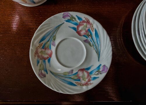 white porcelain plate