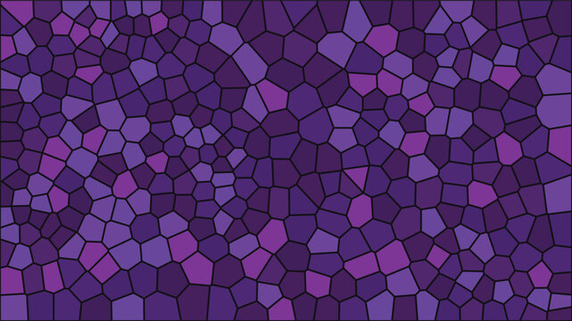 Abstract geometric pattern with overlapping purple and pink polygonal shapes.