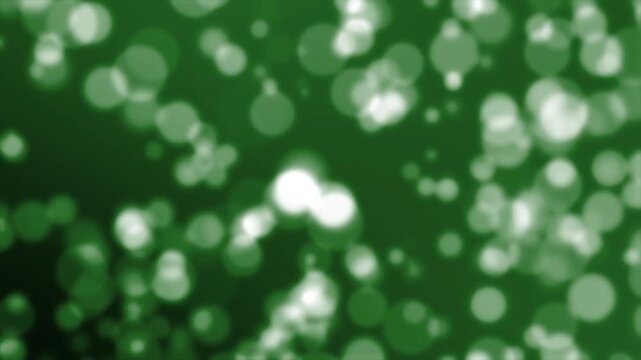 Abstract bokeh background with soft circular light orbs animation, dreamy blurred dots vibrant gradient lighting