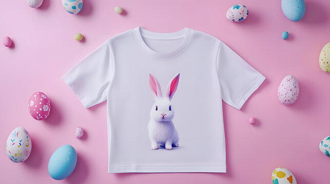 easter bunny and eggs
