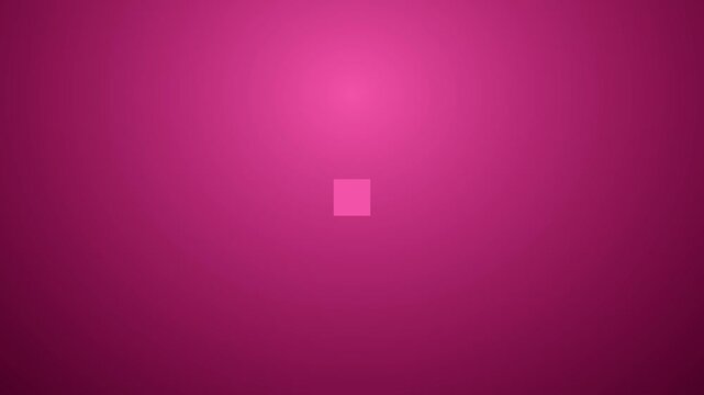 Minimalist loading animation with two pulsing pink squares on a vibrant magenta gradient 4k background