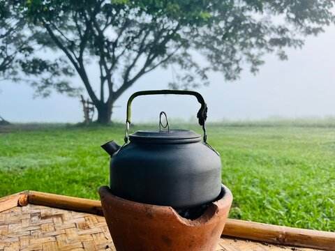 old clay pot