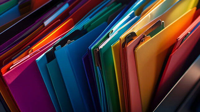 stack of folders