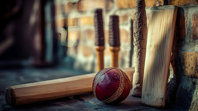 baseball bat and ball