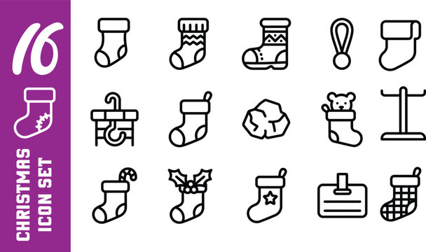 Christmas Party Invitation Template Icon 