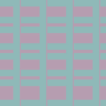 Seamless Abstract Geometric Pattern in Dusty Blue and Dusty Pink