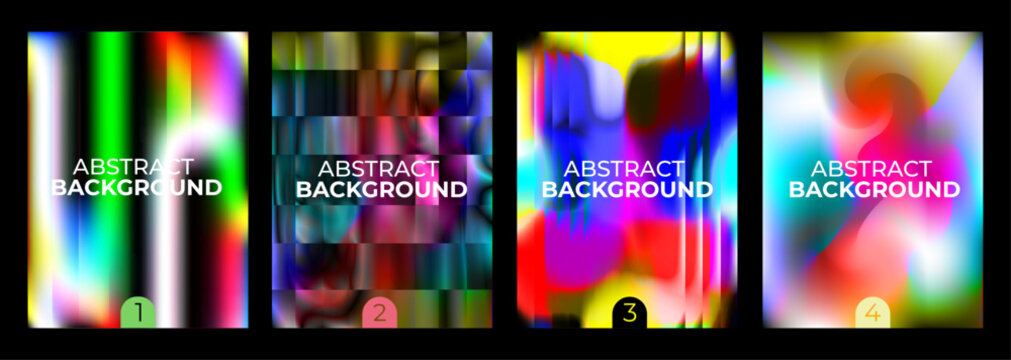 Modern Red Black Abstract Cover Design with Gradient Shapes, Dynamic Lines and Premium Graphic Template