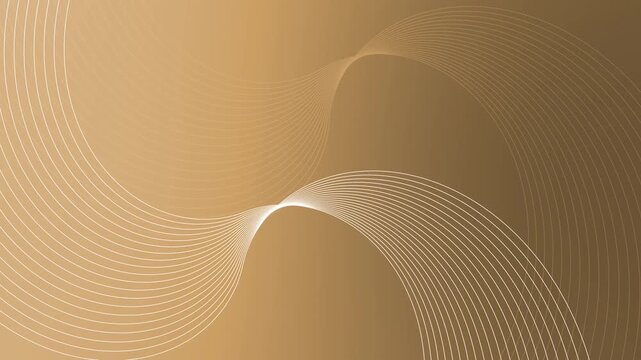 Abstract background with flowing curved line waves minimal futuristic motion design animation