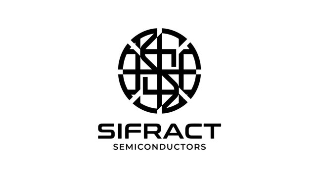 Sifract Semiconductors Modern Tech Logo Design.
