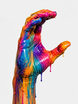 Colourful Hand Gesture C