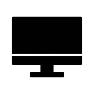 lcd monitor isolated