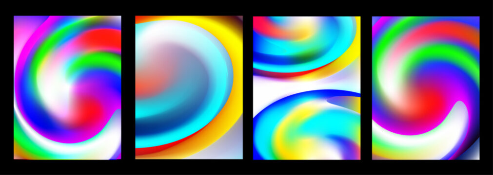 Premium Abstract Technology Background with Vibrant Colors, Gradient Lines and Digital Glow