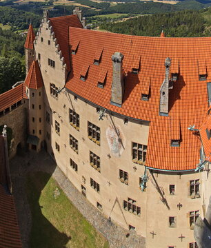 Bouzov castle in Olomouc District, Czech Republic,Europe
