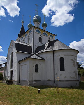Orthodox church of Saints Cyril and Methodius in Chudobin at Litovel,Czech Republic,Europe
