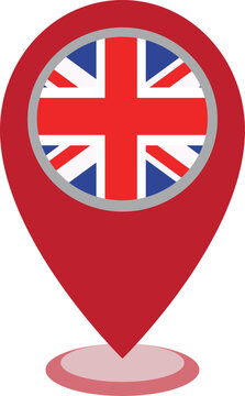 United Kingdom location symbol flag.eps