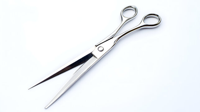 scissors on white background