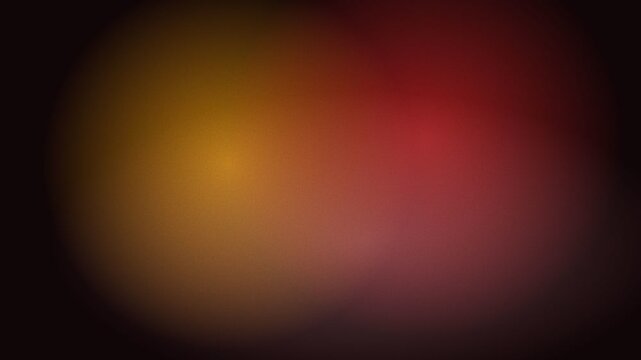 Abstract glowing light circles with soft gradients of orange and red. Loop. 4K