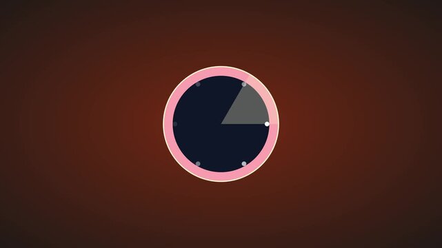 Minimalist radar scanner animation with rotating sweep and circular interface 4k motion interface