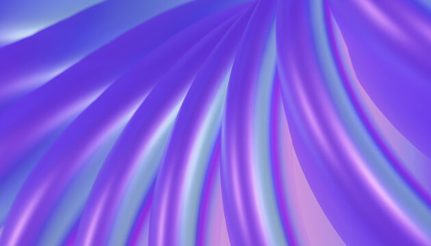 Colorful geometric abstract waves with purple flowing curves