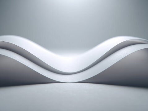 abstract white wave background design
