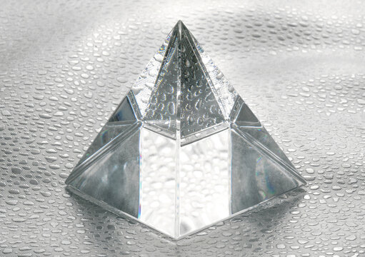 pyramid of glass