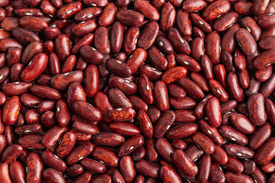 Red kidney bean background texture for healthy cooking