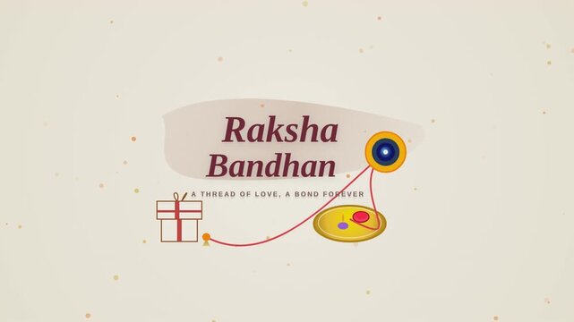 raksha bandhan indian festival video. a thread of love, a bond forever with rakhi footage.