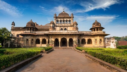 Naklejka premium aga khan palace in pune a popular tourist destination