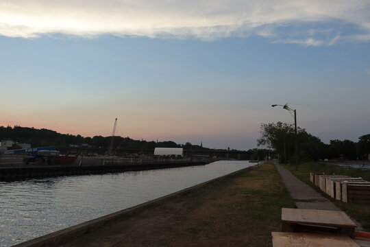 bridge over the river