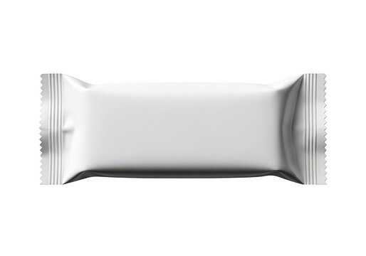 Empty white pill blister pack isolated on transparent background