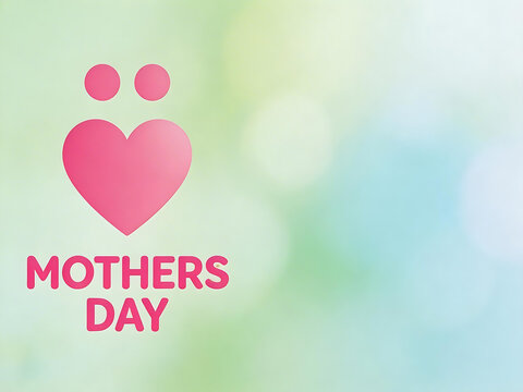 Mothers Day heart symbol