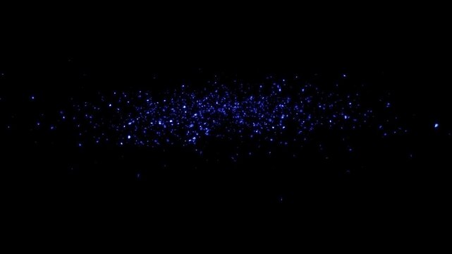 a rotating stars field forming a planet or galaxy