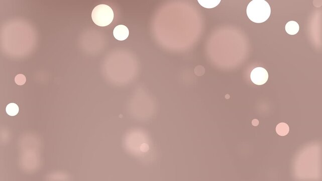 Soft Peach Gradient Background Glowing overlay bokeh floats gently and merges softly with warm tones creating light layers and dreamy visual harmonies rendered in 4k seamless loop