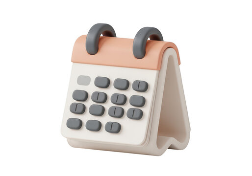 Retro white wall phone with dial pad isolated on transparent background