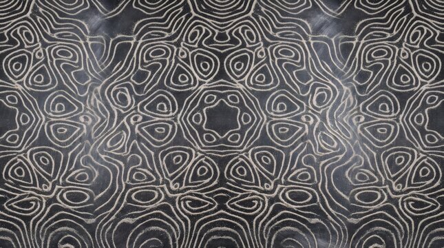 Seamless texture of Chladni cymatic sand pattern