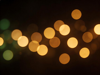 Fototapeta premium Abstract bokeh lights on dark background