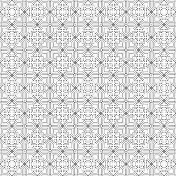 Printed circuit board pattern design on white background.