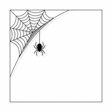 spider and web