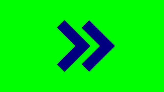 Modern minimalist arrow icon on bright green background.
