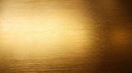 Naklejka premium Brushed Gold Metallic Texture Background