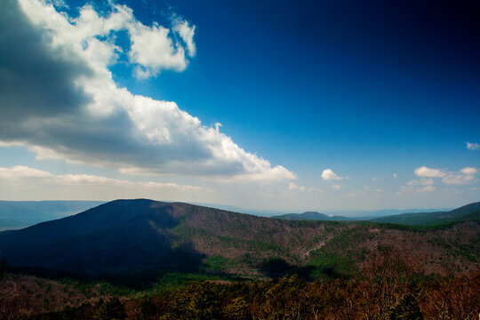 Ouachita Mountains Seen From the Talimena Scenic Drive, Oklahoma